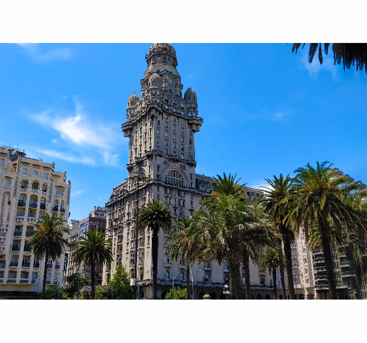 Tenda a rullo soggiorno piazza dell'indipendenza montevideo - TenStickers