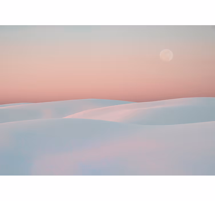Tenda a rullo soggiorno design deserto bello - TenStickers