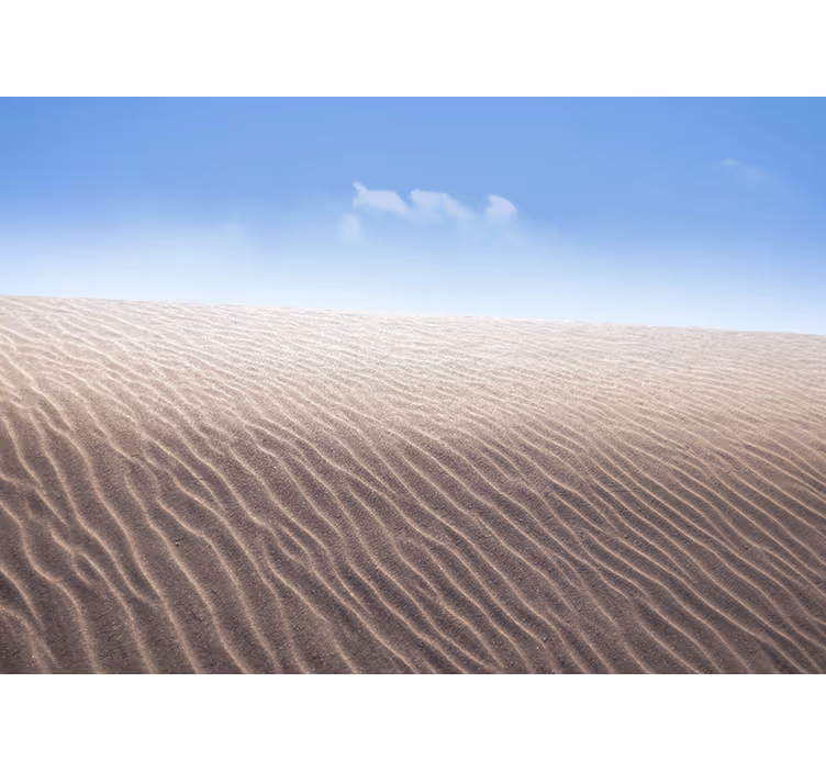 Tenda a rullo soggiorno linee sulla sabbia del deserto - TenStickers