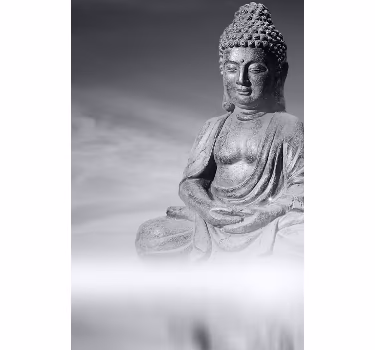 Tenda a rullo soggiorno buddha zen - TenStickers