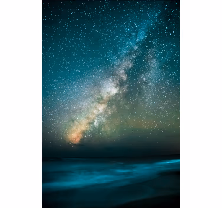 Tenda a rullo soggiorno cielo notturno incantevole - TenStickers