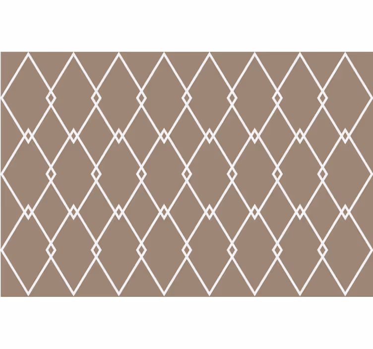Tenda a rullo beige stile geometrico cucina - TenStickers