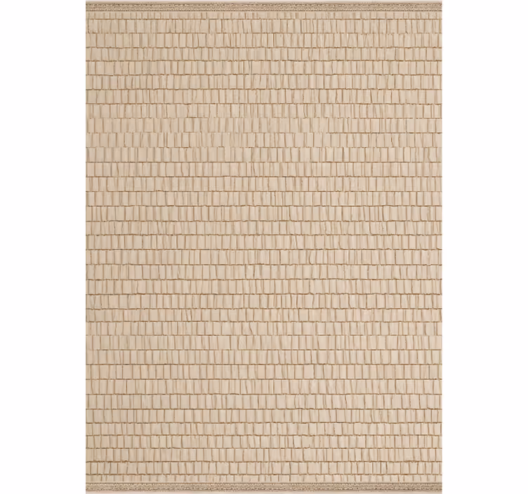 Tenda a rullo beige texture in rattan intrecciato - TenStickers