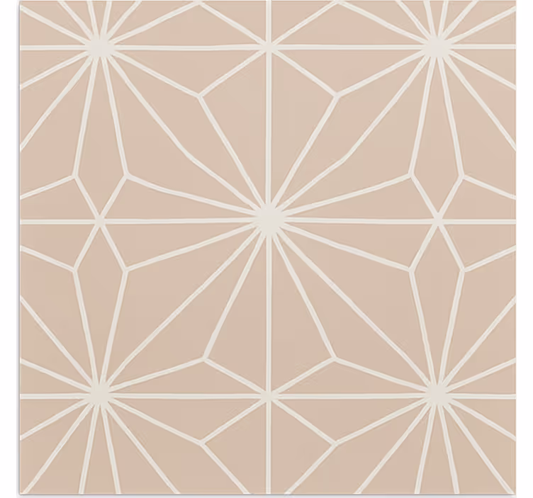 Tenda a rullo beige motivo stelle beige - TenStickers