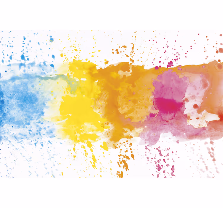 Tenda a rullo camera da letto superficie colorata splatter - TenStickers
