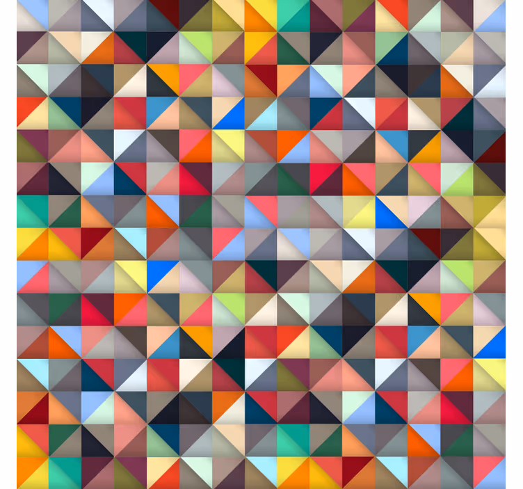 Tenda a rullo camera da letto mosaico colorato - TenStickers