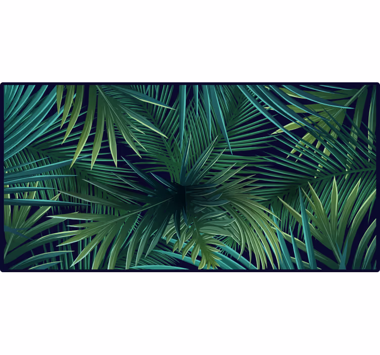Tenda a rullo camera da letto foglie di monstera intense - TenStickers