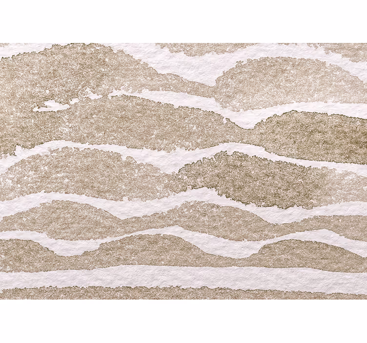 Tenda a rullo beige motivo onde color beige chiaro - TenStickers
