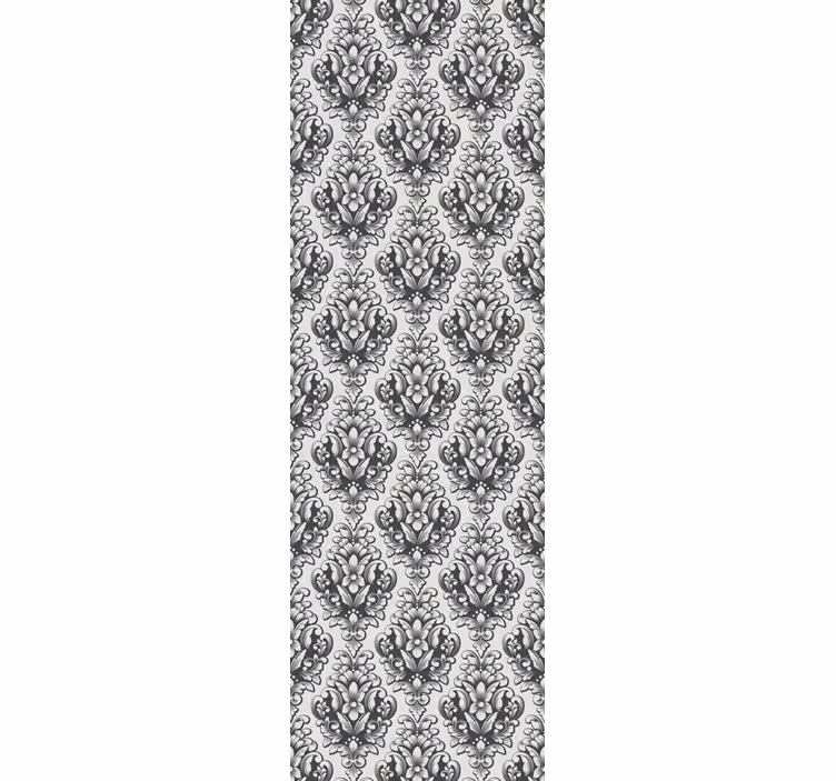 Tenda a rullo vintage forme botaniche eleganti - TenStickers
