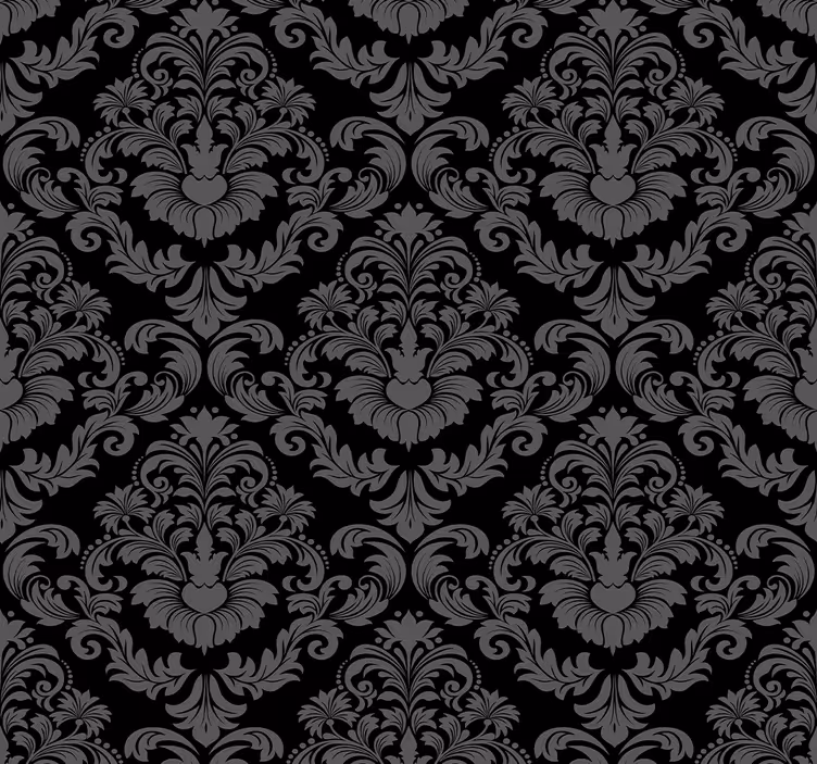 Tenda a rullo vintage design floreale lussuoso - TenStickers