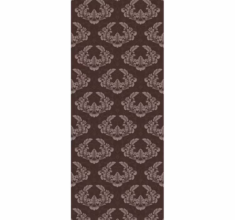 Tenda a rullo vintage con motivi floreali classici - TenStickers