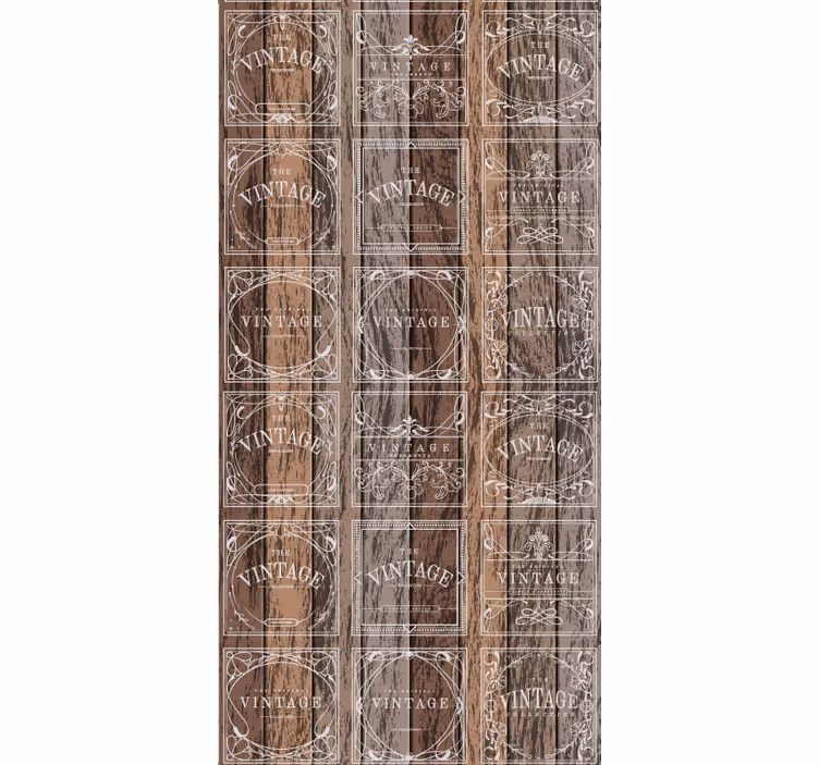 Tenda a rullo vintage barili stampati - TenStickers