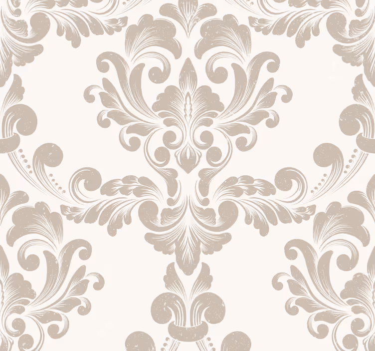 Tenda a rullo vintage damascata - TenStickers