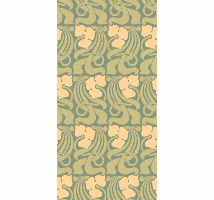 Tenda a rullo vintage motivo art nouveau - TenStickers