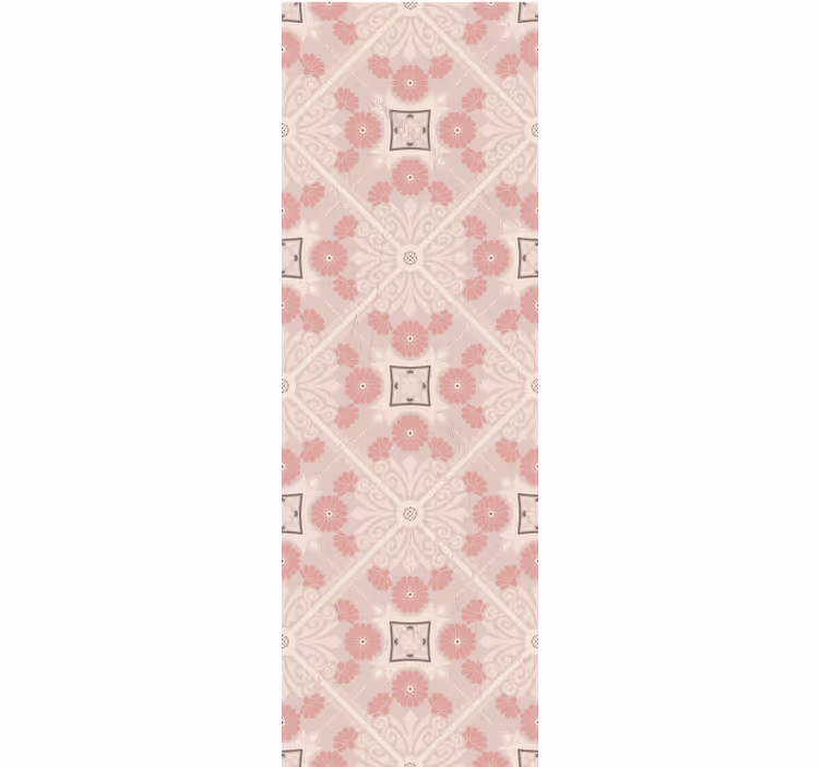 Tenda a rullo vintage con motivo pastello vintage - TenStickers