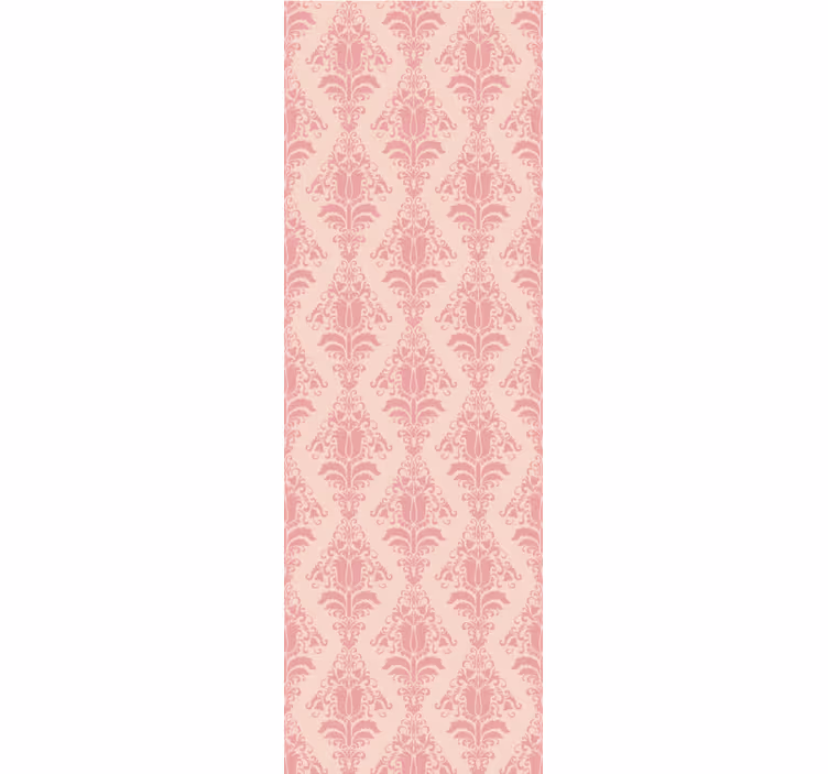 Tenda a rullo vintage motivo floreale rosa provinciale - TenStickers