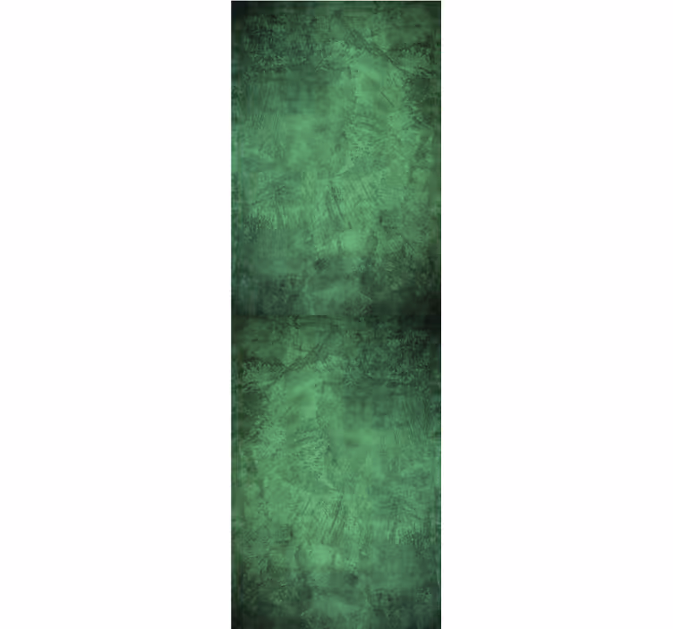Tenda a rullo vintage motivo rettangolo verde rustico - TenStickers