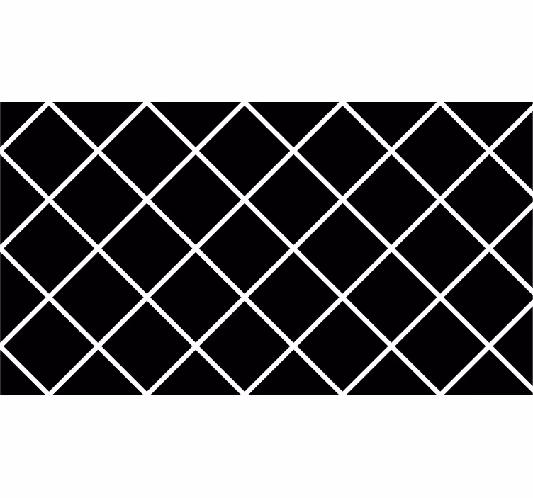 Tenda a rullo nera linee geometriche moderne - TenStickers
