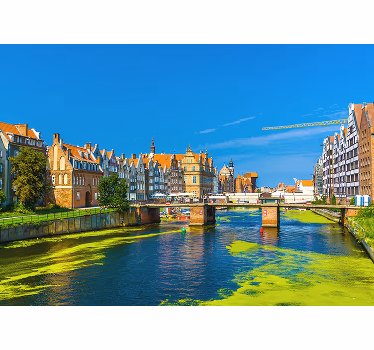 Tenda a rullo soggiorno vista nel centro di gdańsk - TenStickers