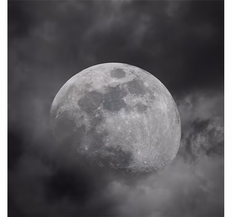 Tenda a rullo soggiorno design spaziale grigio - TenStickers
