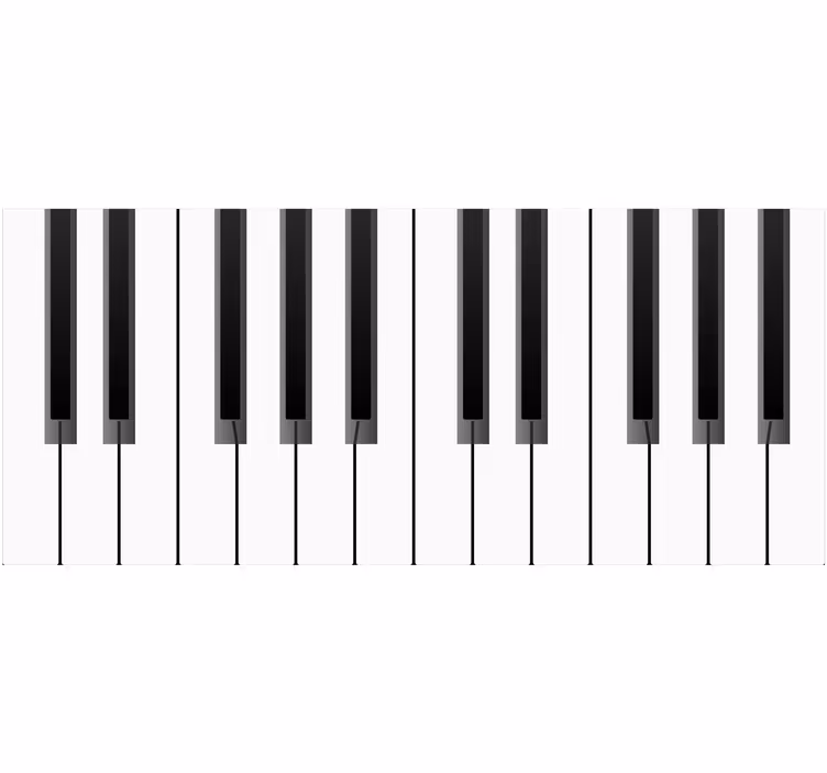 Tenda a rullo bianca grande piano - TenStickers