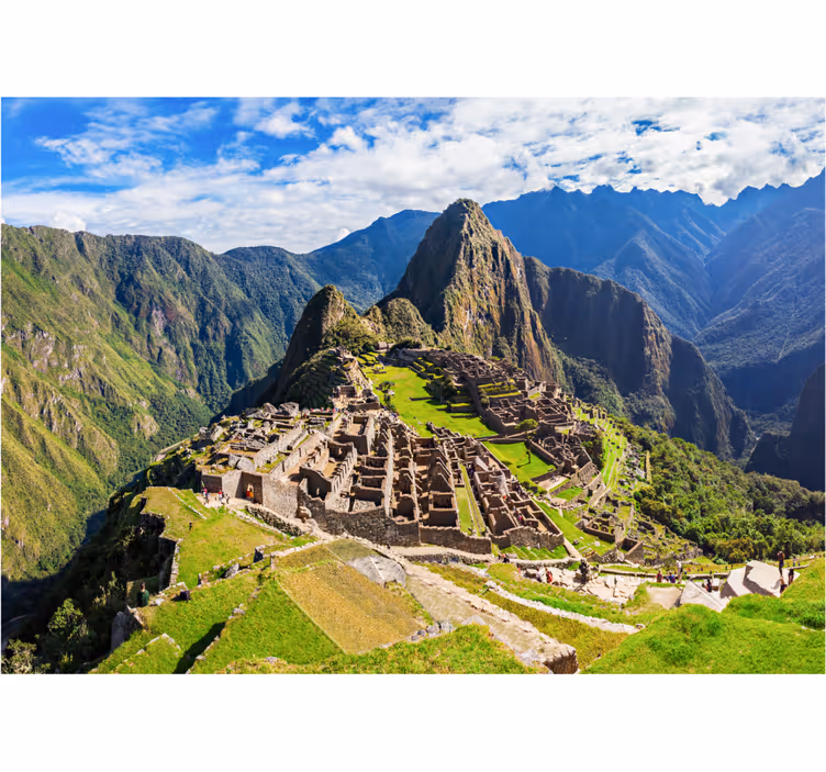 Tenda a rullo camera da letto machu picchu all'alba - TenStickers