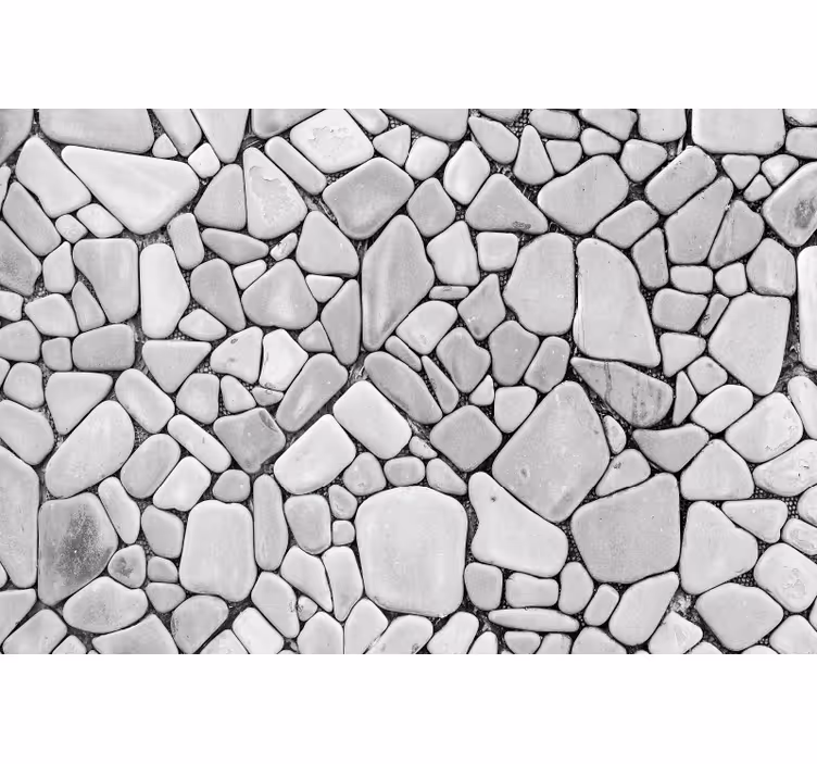 Tenda a rullo grigia texture pietra senza giunture - TenStickers