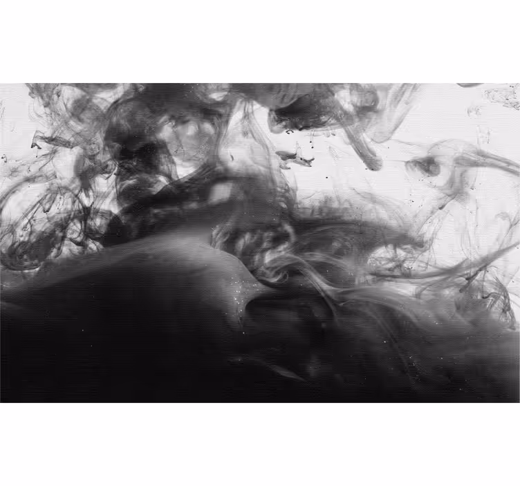 Tenda a rullo grigia nuvola grigia densa di nebbia - TenStickers