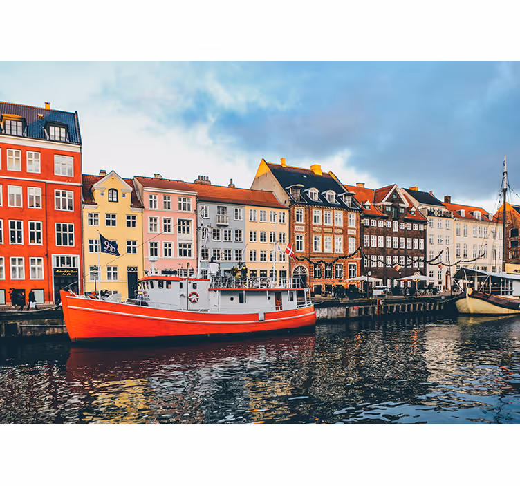 Tenda a rullo camera da letto nyhavn bello e colorato - TenStickers