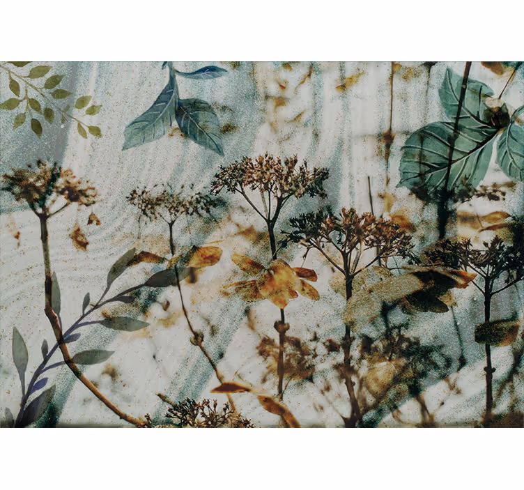 Tenda a rullo camera da letto flora botanica - TenStickers