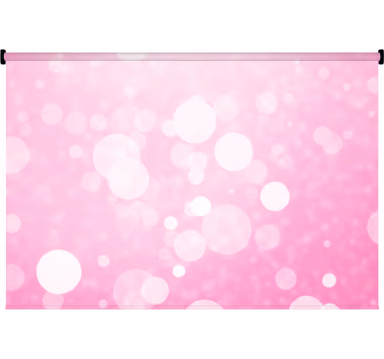 Tenda a rullo camera da letto luci bokeh rosa - TenStickers
