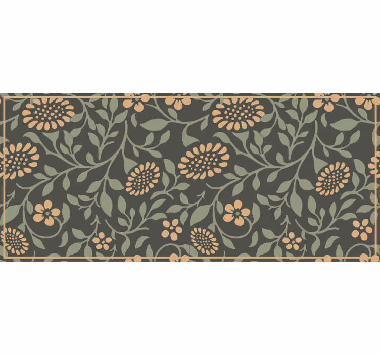 Tenda a rullo camera da letto girasoli vintage - TenStickers