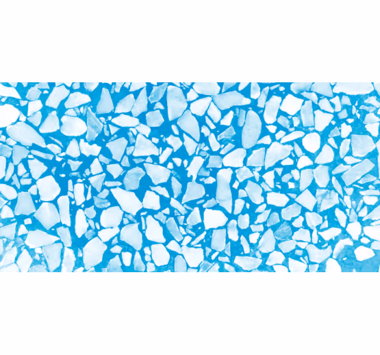Tenda a rullo camera da letto terrazzo blu acquerello - TenStickers