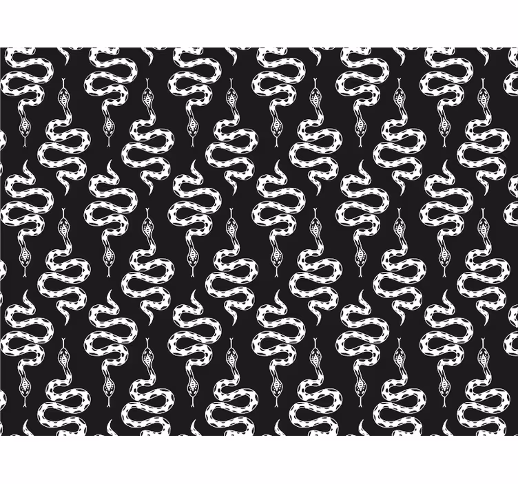 Tenda a rullo camera da letto motivo serpente - TenStickers