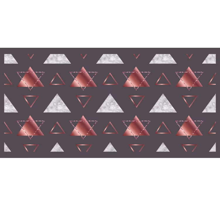 Tenda a rullo camera da letto motivo geometrico moderno - TenStickers