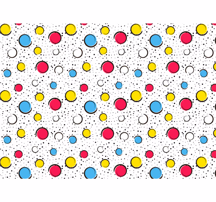 Tenda a rullo camera da letto multicolore pois - TenStickers