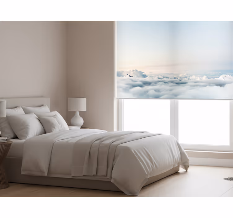 Tenda a rullo camera da letto paesaggio cielo e mare - TenStickers