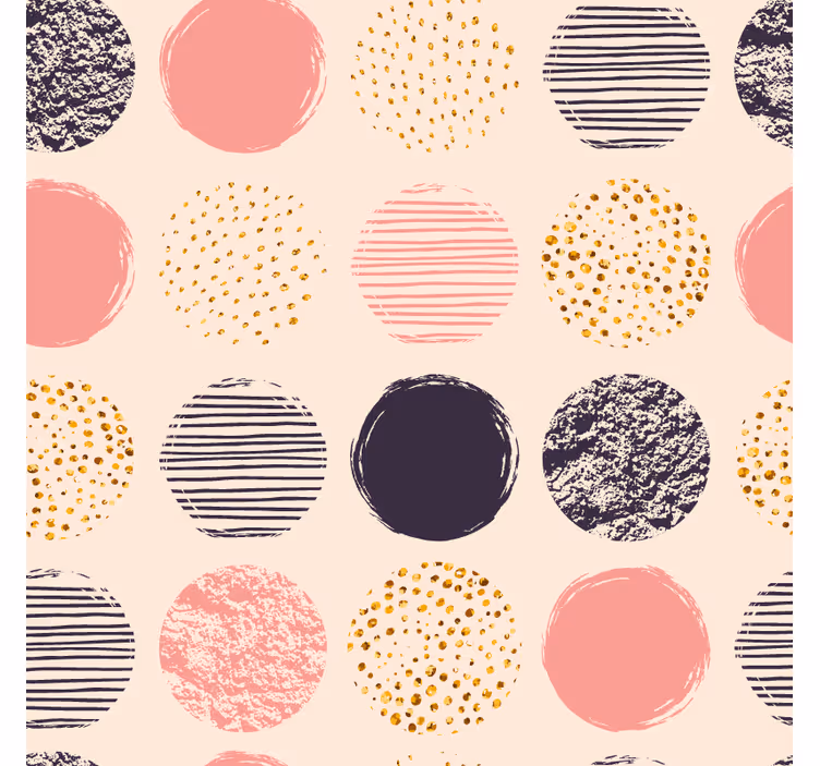 Tenda a rullo cameretta orbite colorate - TenStickers