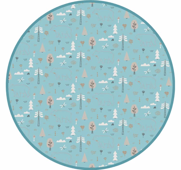 Tenda a rullo cameretta stile nordico geometrico - TenStickers