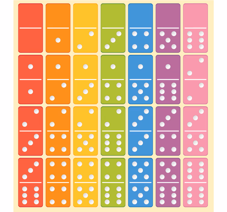 Tenda a rullo cameretta domino - TenStickers