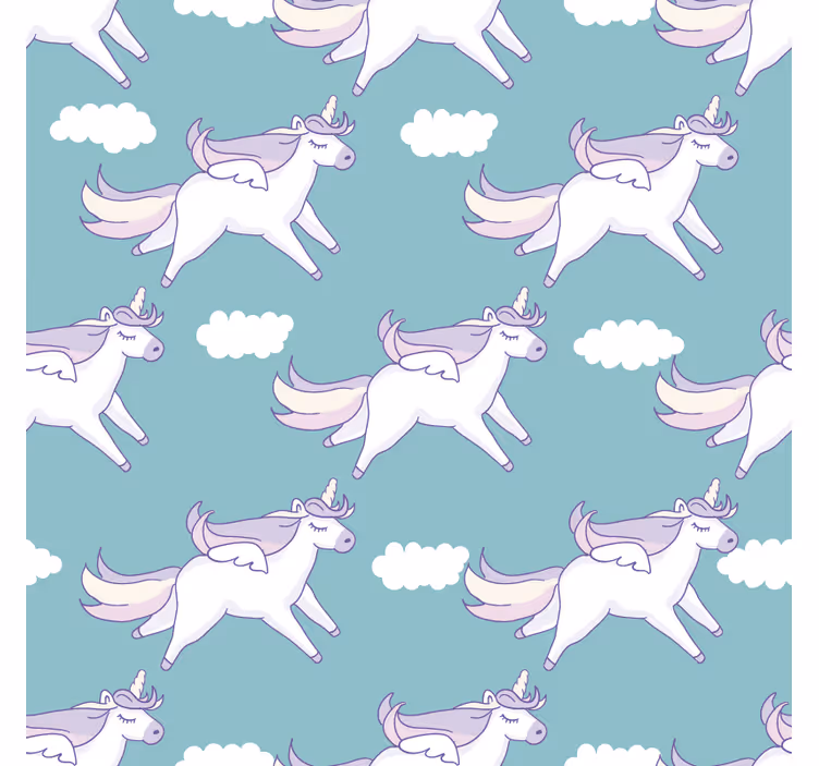 Tenda a rullo cameretta unicorni bambini - TenStickers