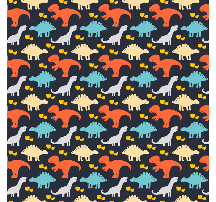 Tenda a rullo cameretta dinosauri bambini - TenStickers