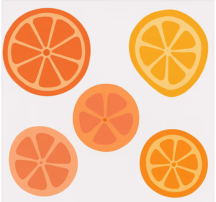 Tende a rullo frutta e verdura agrumi - TenStickers