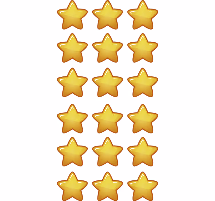 Tenda a rullo cameretta geometrici infantili stelle - TenStickers