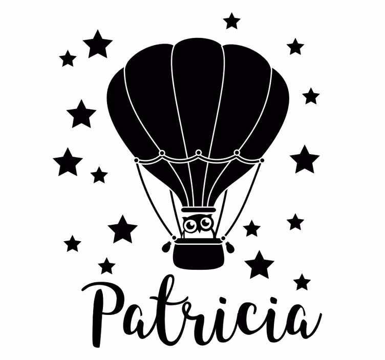 Tenda a rullo cameretta stelle e palloni personalizzati - TenStickers