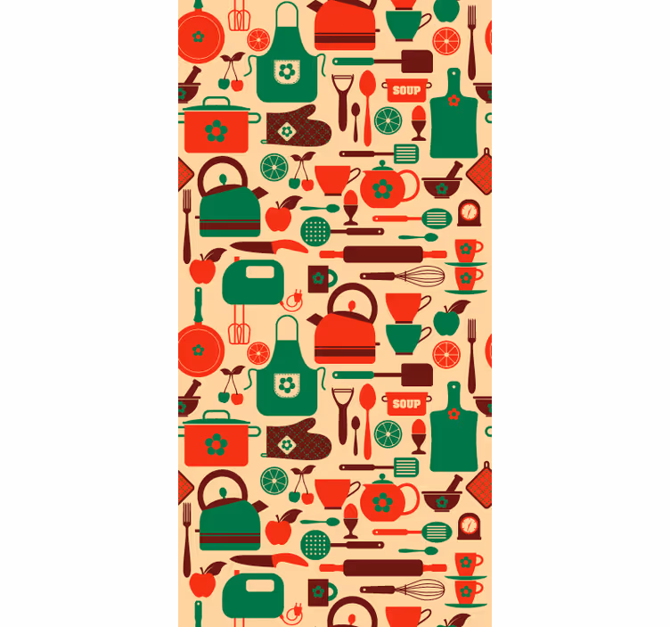 Tenda a rullo cucina vinile per coprire mobili - TenStickers