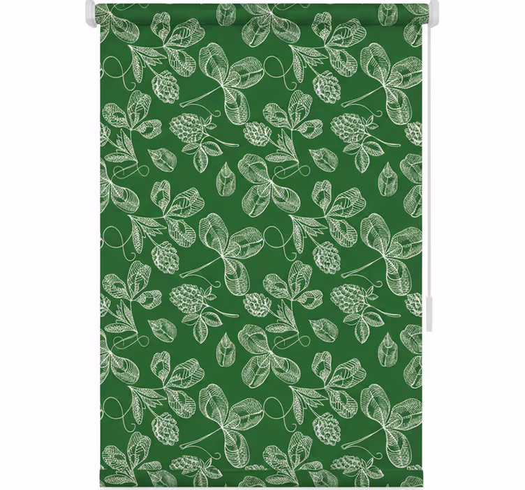Tenda a rullo cucina motivo rametto di magnolia verde - TenStickers