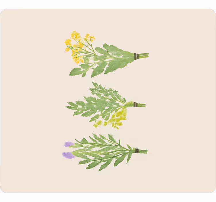 Tenda a rullo cucina fiori semplici ed eleganti - TenStickers