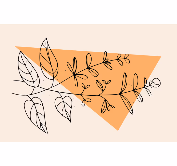 Tenda a rullo beige giardino francese - TenStickers