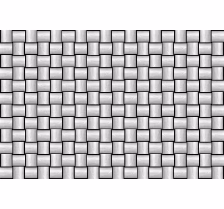 Tenda a rullo per ufficio texture legno bianco - TenStickers